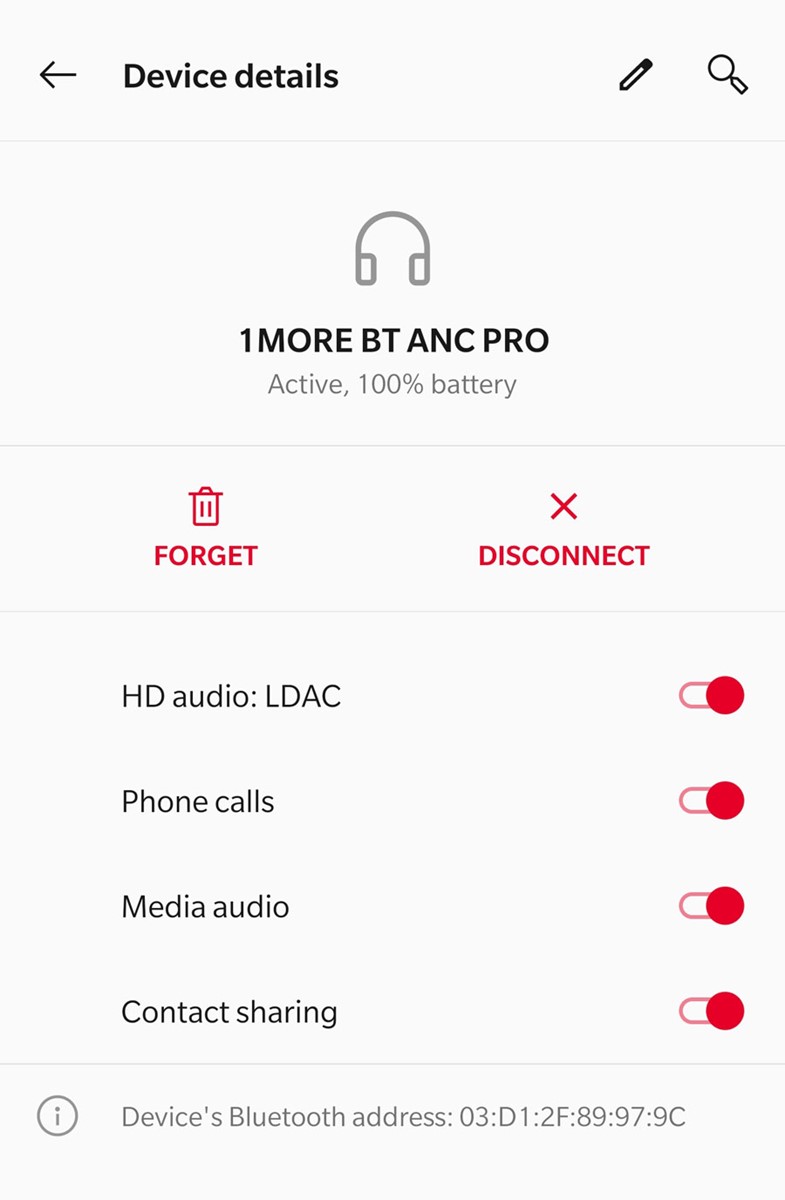 Isključenjem kodeka LDAC drastično će se povećati trajanje baterije