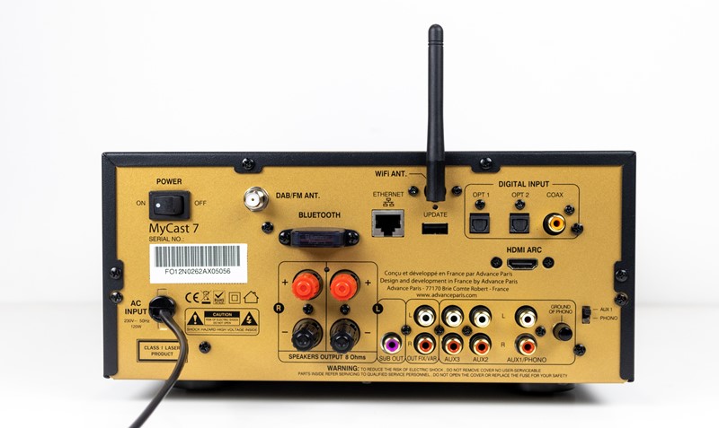 Uz sve ulaze i izlaze koje je imao MyConnect 60, MyCast 7 dobio je HDMI ARC ulaz