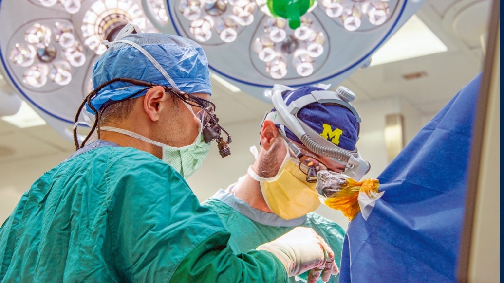 Infiltracija tumora može se s iznimno visokom preciznošću detektirati u nekoliko sekundi te još tijekom operacije obavijestiti kirurge je li potrebna dodatna resekcija 📷 Chris Hedly, Michigan Medicine