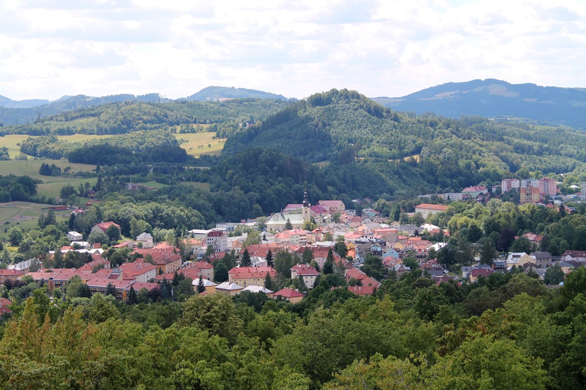 Pogled na središte Rožnova pod Radhoštěm 📷 Foto: Harold, CC BY-SA 3.0, Wikipedia