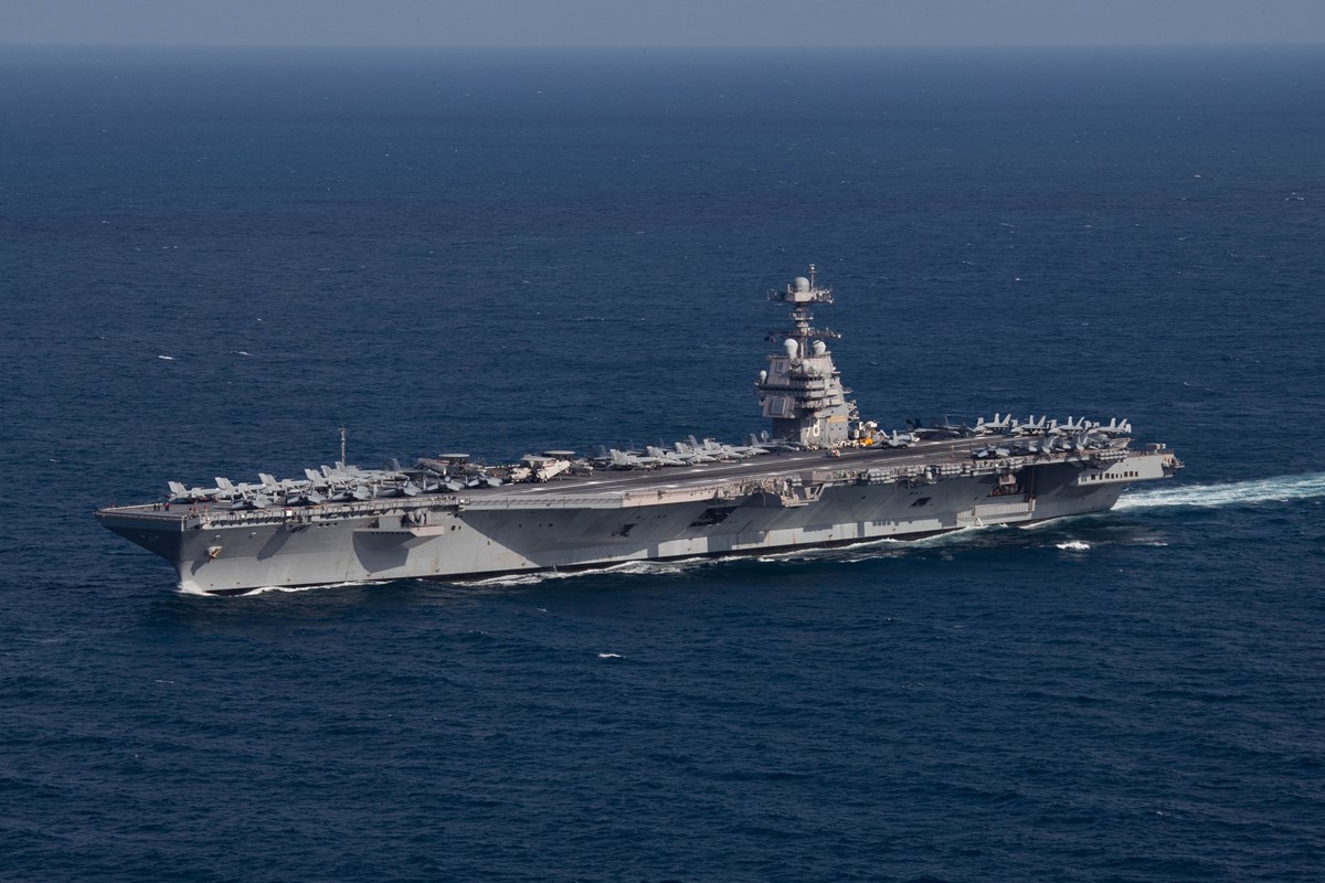 Američki nosač zrakoplova USS Gerald R. Ford (CVN-78) 📷 U.S. Navy Mass Communication Specialist 2nd Class Jackson Adkins