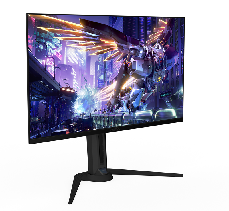 Aorus je odolio porivu da FO32U2P "ukrasi" agresivnim gejmerskim detaljima; ekran, nosač i metalno postolje neupadljive su, tamnosive boje, pa uređaj izgleda poput ozbiljnog komada hardvera i prije nego što se uključi