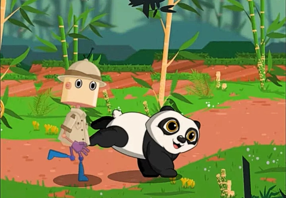 Panda Bambu i robot Bob glavni su junaci igre koja djeci pomaže da bez nelagode nose flaster preko oka  📷 nucleolus
