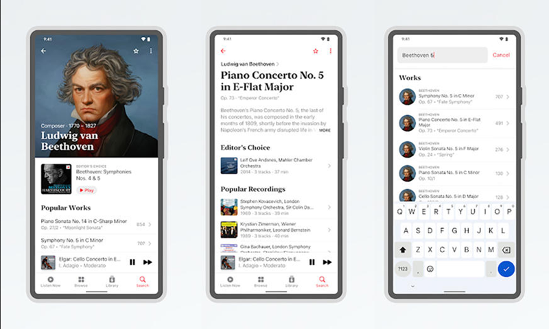 Apple Music Classical.  📷 Fotografija: Google Play Store