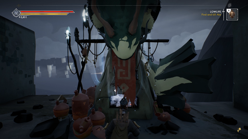 Umjesto vatre, u ovoj igri se regenerirate ispred ritualnog kamenja, a nakon nekog vremena, uz pomoć bića otključavate mogućnost teleportacije za bržu navigaciju