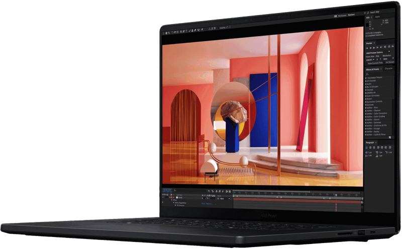 Bavite li se zanimanjima poput videomontaže, ProArt idealan je izbor za vas, jer je opremljen vrhunskim hardverom te kvalitetnom periferijom