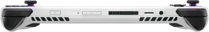 ROG Ally opremljen je osnovnim ulazima i ulazima. Tu su, naravno, USB-C i 3,5-milimetarski kombinirani ulaz i izlaz za slušalice i mikrofon