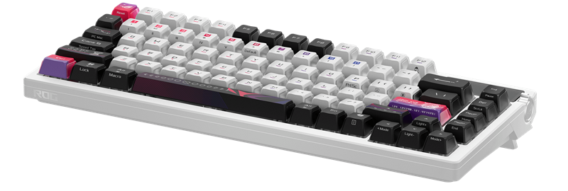 Sekundarne oznake tipki otisnute su na prednjoj strani kapica