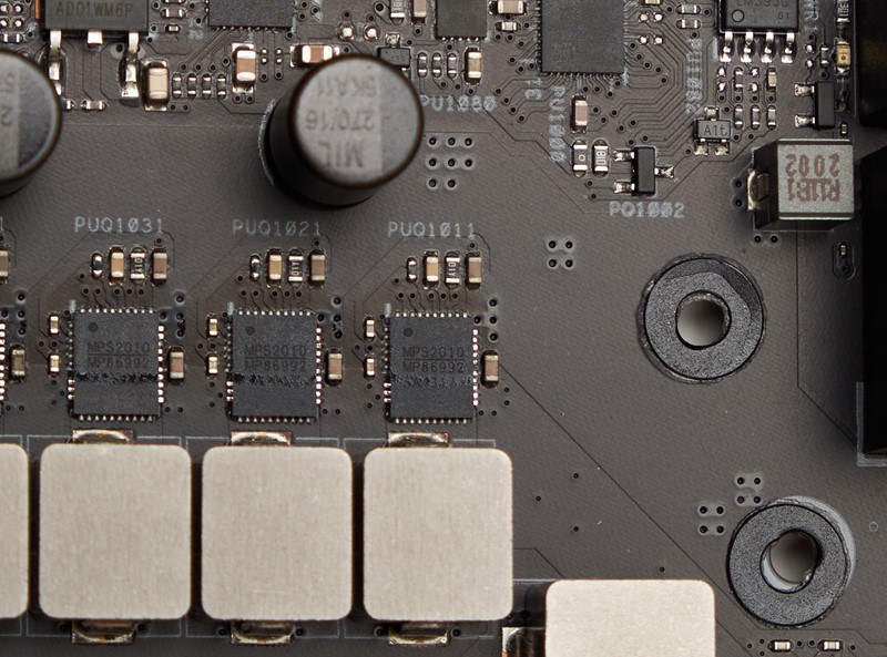 Rabe se relativno nepoznati čipovi tvrtke MPS. Prema specifikacijama mogu isporučiti do 70 ampera struje