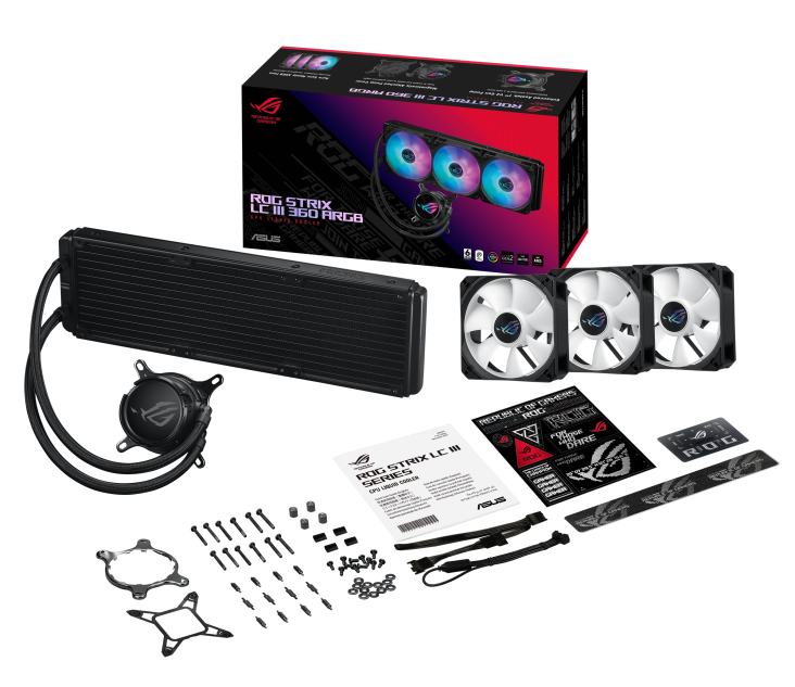 Pripadnost brendu ROG odaje raskošno pakiranje, sa standardnim simpatičnim dodacima. Izvedba backplatea za instalaciju na Intelovu platformu mogla (morala!) je biti bolja