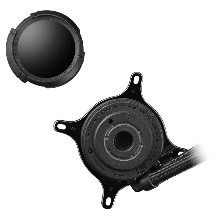 LCD je odvojen od vodene pumpe, a na nju se pričvršćuje magnetom. Ako orijentacija slike nije idealna, ništa zato – u aplikaciji Armoury Crate moguće je zarotirati prikaz u koracima od po 1°