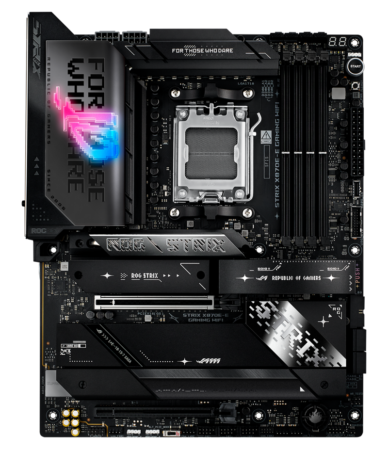 Ploča se odlikuje atraktivnim dizajnom, uz posebno efektno RGB osvjetljenje