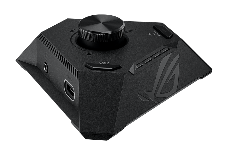 Asus je ROG Strix Hive II zamislio kao vanjsku jedinicu, koja, ne samo da sadrži zvučnu karticu, već povećava kontrolu nad računalom i uključuje dodatne USB konektore za povezivanje periferija