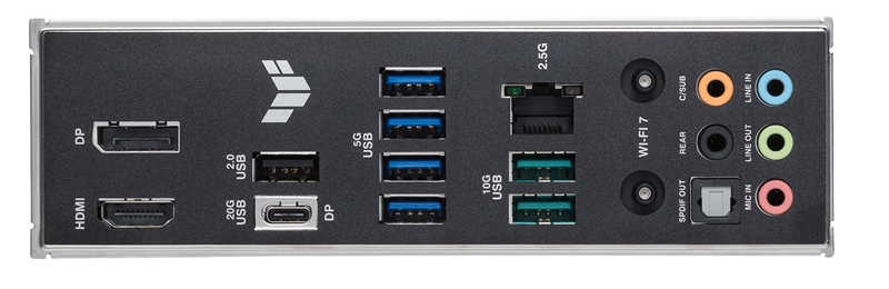 Na stražnjoj strani vidimo velik broj bržih USB konektora, a Type-C port podržava i DP Alt Mode način rada