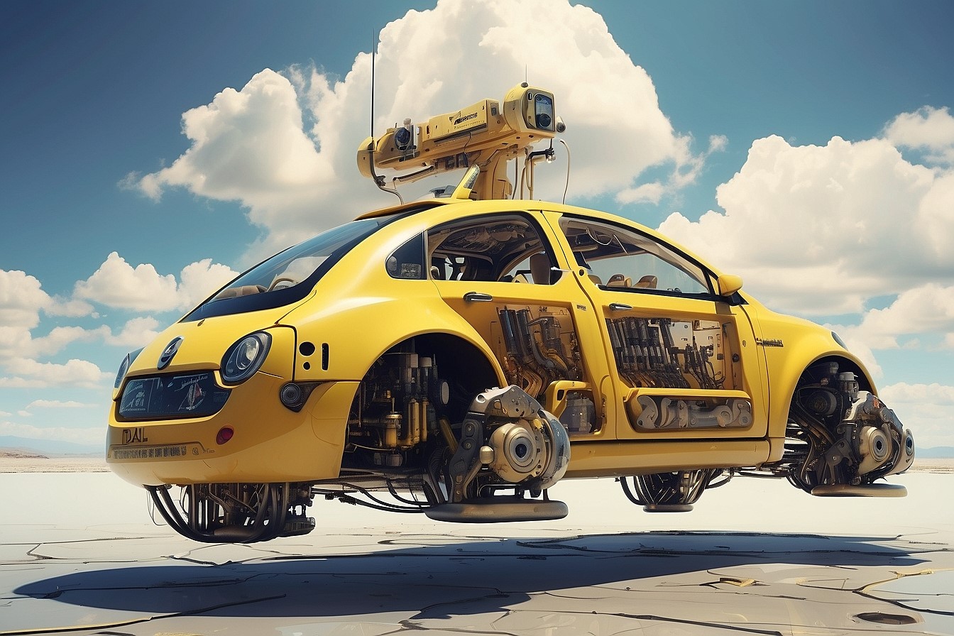 Taxi na podatkovni pogon 📷 Izvor: Leonardo AI