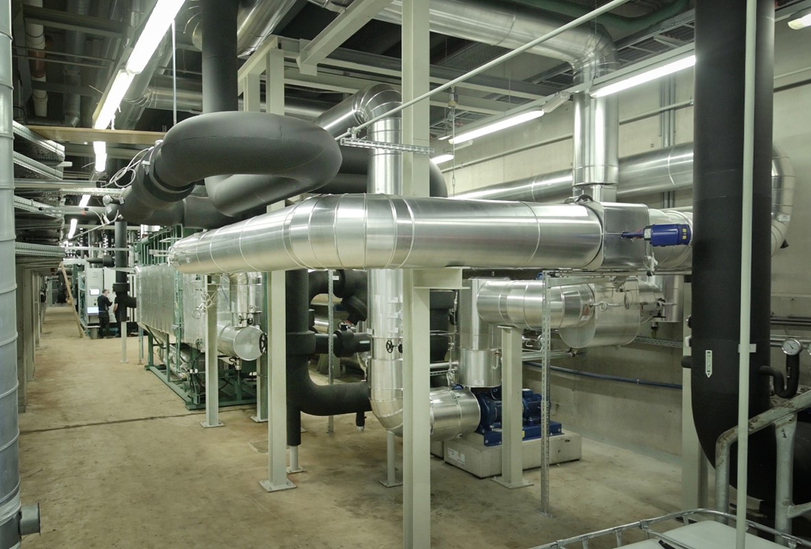 Centrala za daljinsko hlađenje na bečkog Glavnom kolodvoru 📷 © Johannes Zinner Wien Energie