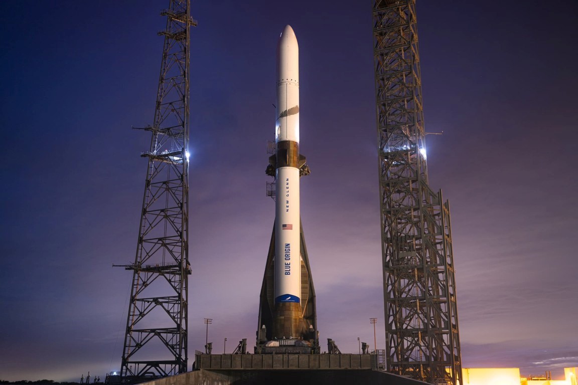New Glenn na lansirnoj rampi Launch Complex 36 📷 Blue Origin