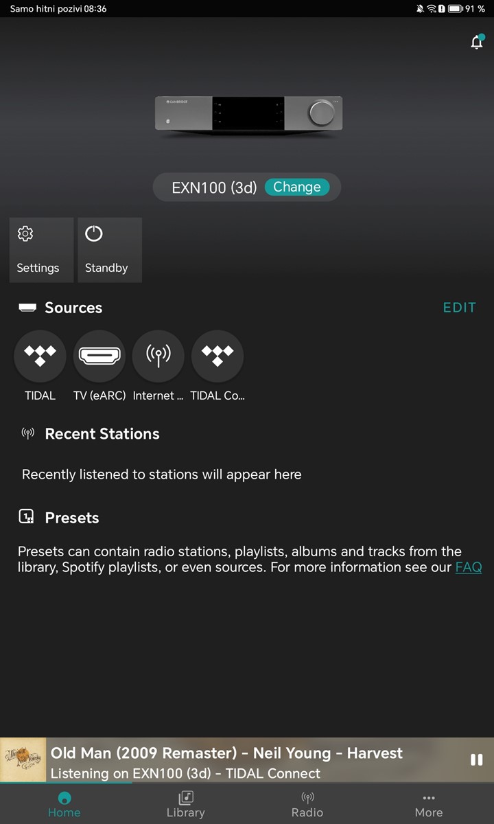 Aplikacija Stream Magic na preglednoj glavnoj stranici nudi lako razumljivu strukturu upravljanja, te vrlo responzivno i fluidno odgovara na zahtjeve korisnika