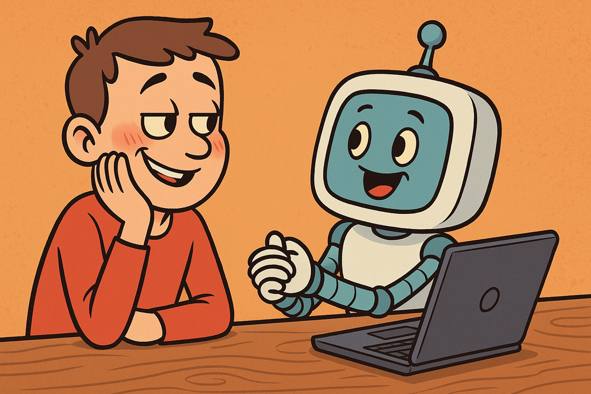 ChatGPT nam je izradio ilustraciju o vlastitom ulizivanju