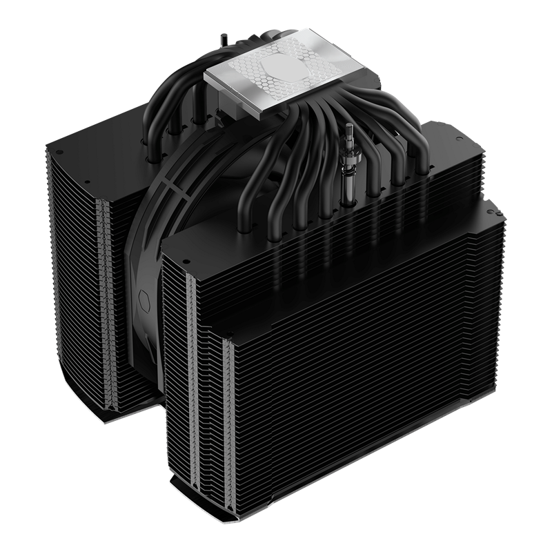 Na bazu hladnjaka simpatično je nanesena termalna pasta u obliku Cooler Masterova amblema