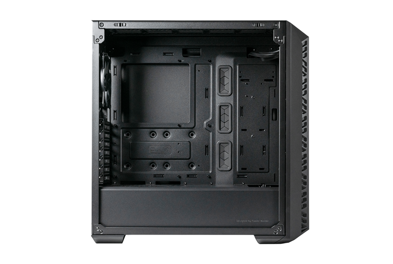 Prostrana glavna komora pruža mnogo mjesta za ugradnju komponenti, uključujući najveće grafičke kartice i 360-milimetarske radijatore vodenih hlađenja