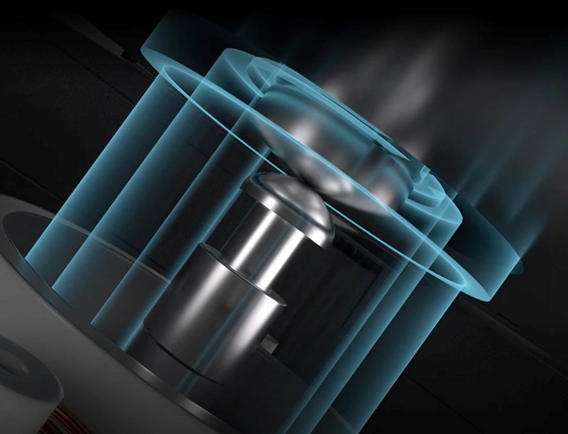 Ležaj tipa magnetic dome zaslužan je za stabilnu vrtnju radi osiguravanja što manje buke