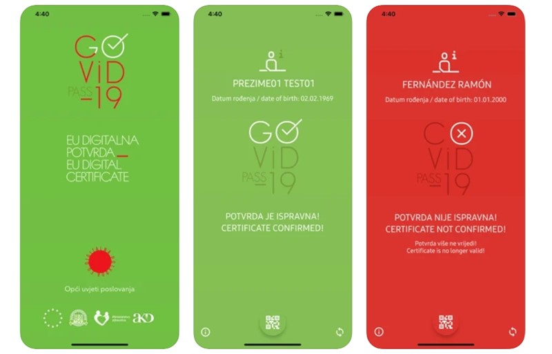 Sve što app radi - skenira QR kod i prikazuje zeleni ili crveni ekran - radi to brzo i efikasno