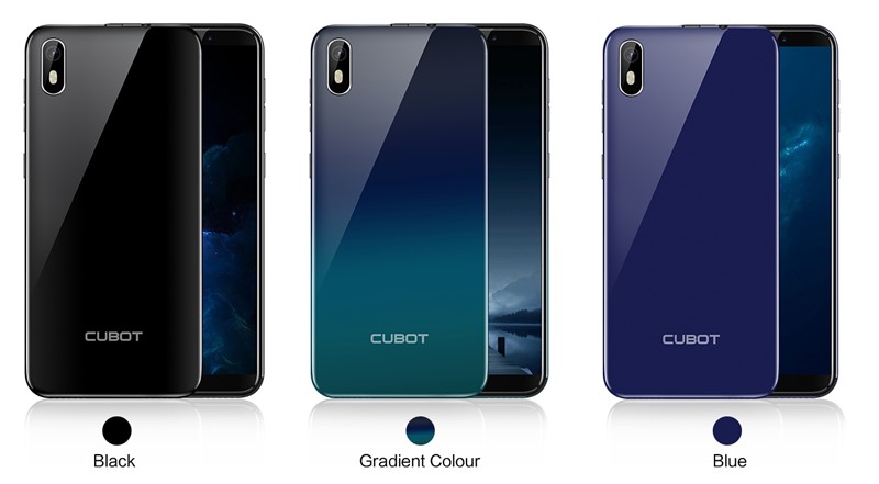 Cubot J5 dolazi u tri varijante boja