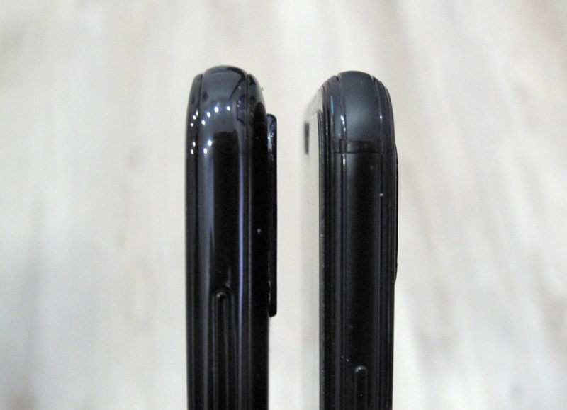 Rub ekrana kod Cubota P20 (lijevo) nešto je ispupčeniji nego kod Huaweija P20 lite (desno)