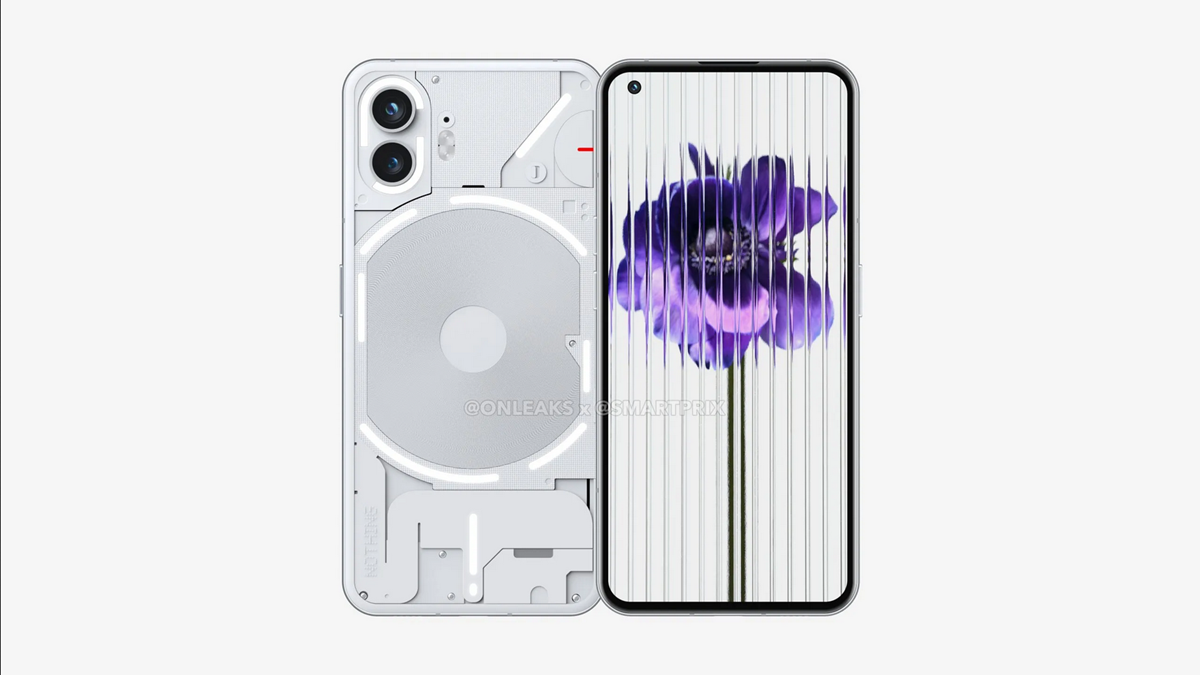 Nothing Phone (2). 📷 Foto: OnLeaks, Smartprix