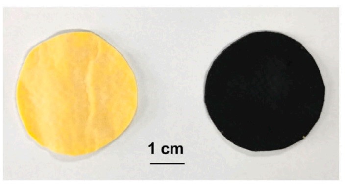 Polivinilacetatna podloga i na nju nanesen sloj novog crnila
