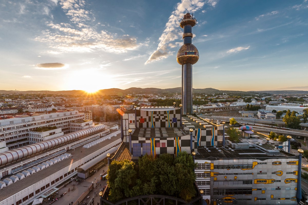 Spalionica otpada Spittelau s prepoznatljivom fasadom  📷 © Wien Energie_Christian Hofer