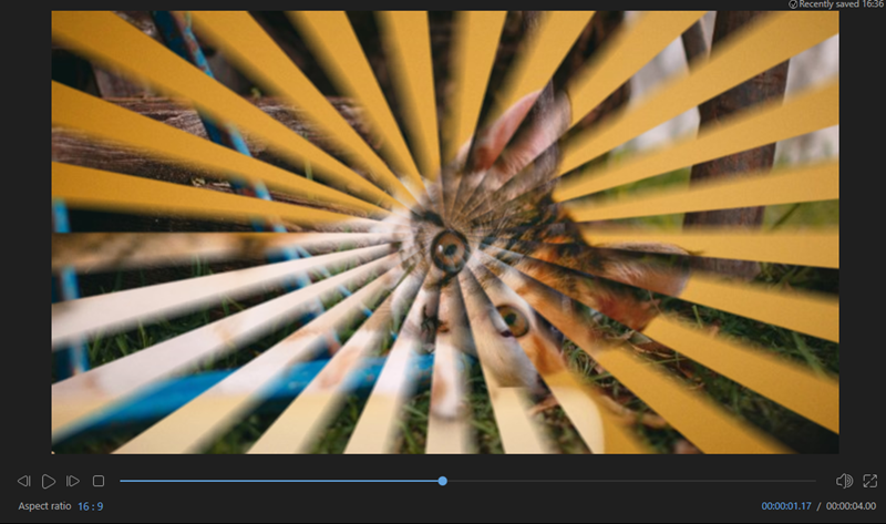 Preview tranzicije korisna je mogućnost kad tražite odgovarajuću tranziciju...