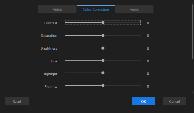 ... na korekciju boje...
