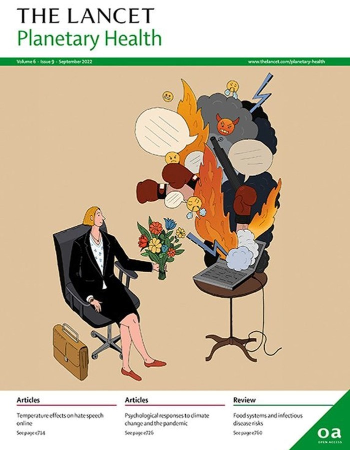 Studija je objavljena u časopisu The Lancet Planetary Health