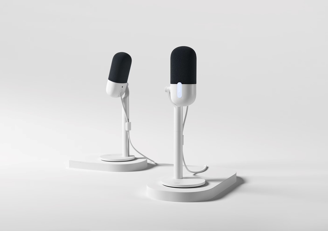 USB kabel može se sprovesti kroz vodilicu na stalku, koja ima dvije rupe (kroz drugu može se sprovesti kabel za slušalice)
