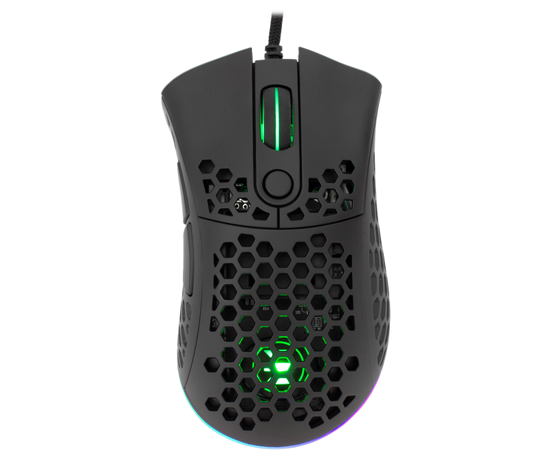 Ergonomični oblik i niska masa znače veliku stabilnost, ali i mobilnost miša