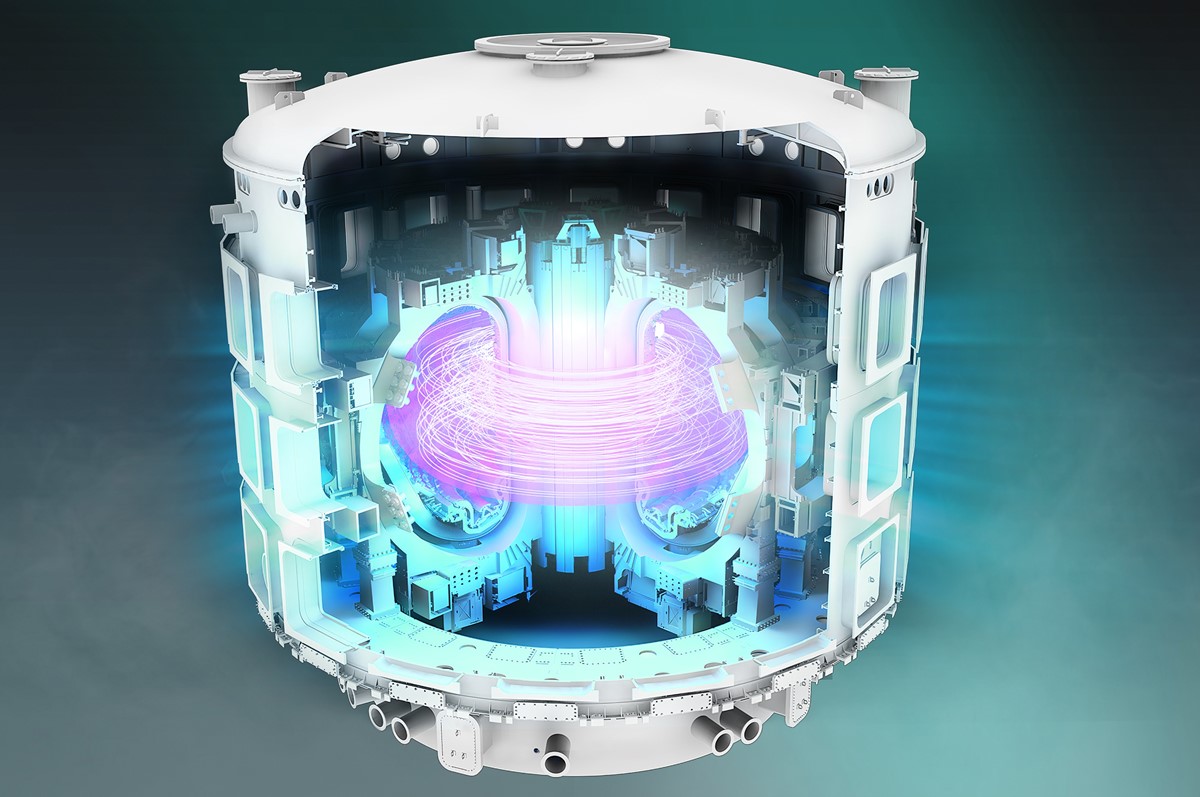 Tokamak ITER bit će najveći uređaj te vrste na svijetu, s volumenom plazme od 840 m³