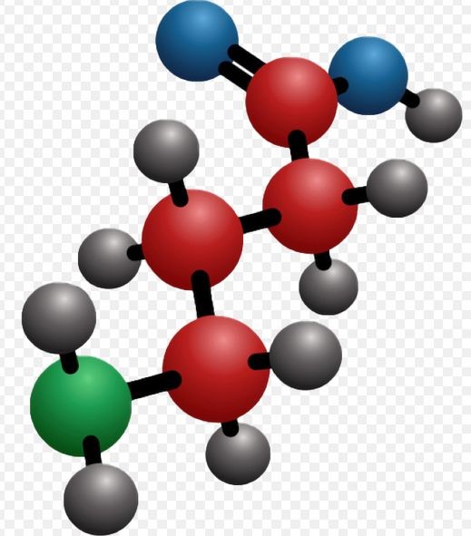 Molekula gama-aminomaslačne kiseline (GABA)
