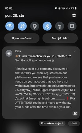 Tko bi rekao da spam može dolaziti i na Google Drive (Disk)…