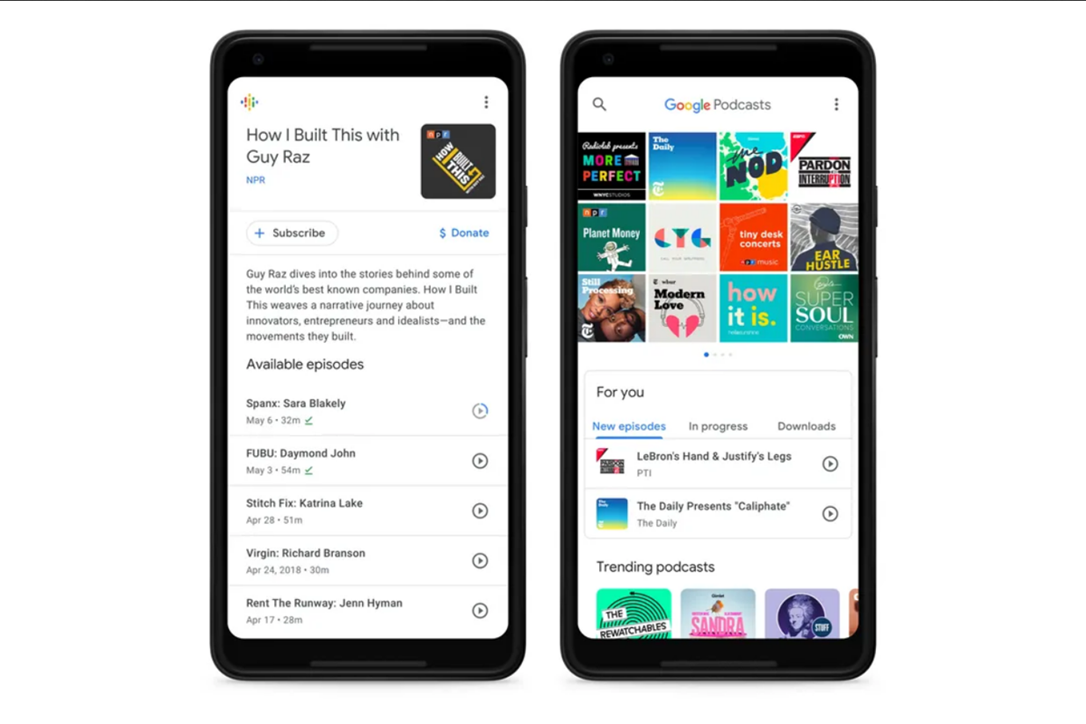 Google Podcasts.
