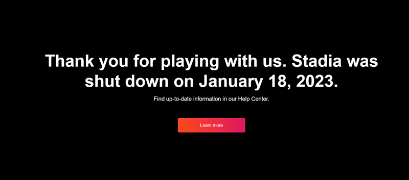 📷 Screenshot: Google Stadia