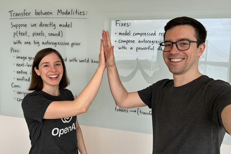 Tu se tražilo da si daju - pet. Vidi se da je početna ideja ploče ostala ista.  📷 Foto: OpenAI