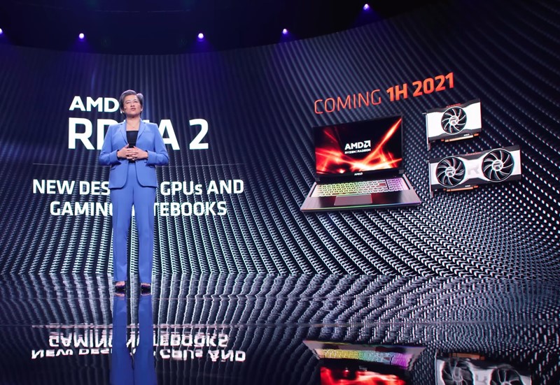 Iako na CES-u nove Radeon RDNA2 grafičke kartice nisu lansirane, šefica AMD-a najavila je njihov dolazak tijekom prve polovice godine