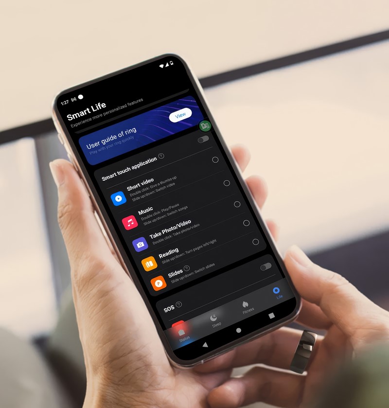 Aplikacija Azio Ring nudi jednostavan pregled svih zabilježenih podataka te se brzo i pouzdano povezuje s FutureRingom