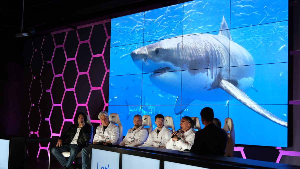 White Shark tiskovna konferencija.  📷 Foto: Bug