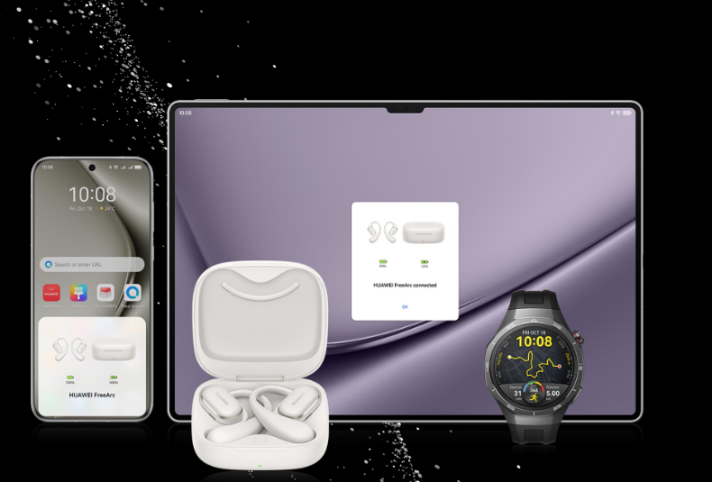 Huawei FreeArc podržavaju i Dual Point povezivanje, što znači da ih istovremeno možete povezati na dva uređaja.