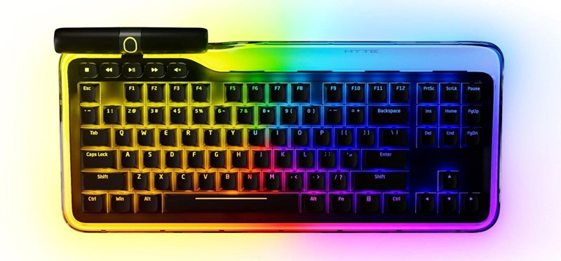 U gornjem lijevom kutu nalaze se dva kotačića i zanimljivo izvedene multimedijalne kontrole