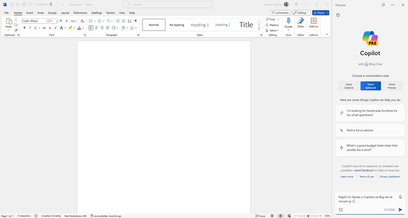 Copilot u Windowsma 11