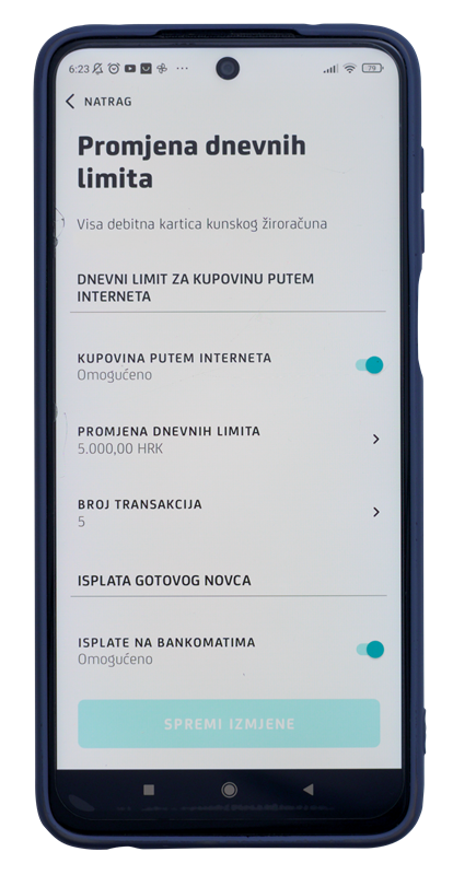 Ako prilikom plaćanja preko Interneta dobijete poruku da nemate dovoljno novca na računu, a sigurni ste da imate, moguće je da vam je kupovanje preko Interneta isključeno, ili da je limit postavljen prenisko (ili na nulu), pa morate promijeniti te postavke ili kontaktirati svoju banku